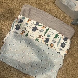 Diaper Changing Pad Covers Lot of 3 - PB Kids and Aden and Anais